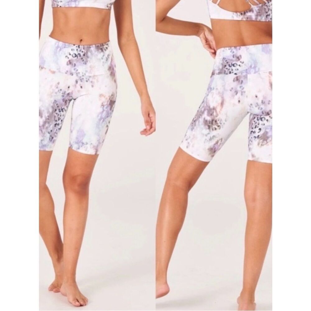 ONZIE | High-Waist Animal Quartz Pastel Printed Bike Shorts Women’s Size S/M